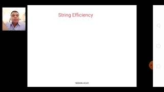String efficiency & problems on voltage distribution and string efficiency