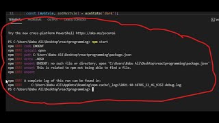 how to fix npm start problem in React.js || how to fix npm error in React.js Education Analysist screenshot 5