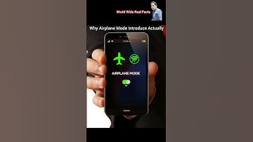 Why actually Airplane mode introduced #shorts