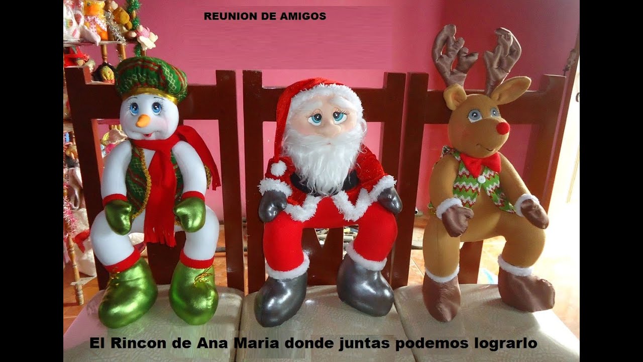 EXTRAORDINARIO 002 COMO HACER Cuerpo Reno, Noel, Nieve sentado