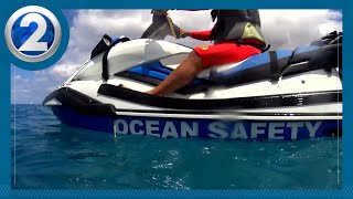 Officials search for missing jet ski operator in Mokuleia