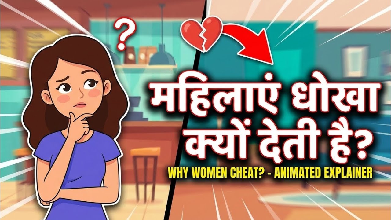 महिलाएं धोखा क्यों देती हैं? (Why women cheat?) Hindi explanation 