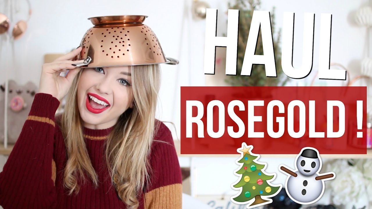 [ Haul n°28 ] : ENCORE DU ROSEGOLD !
