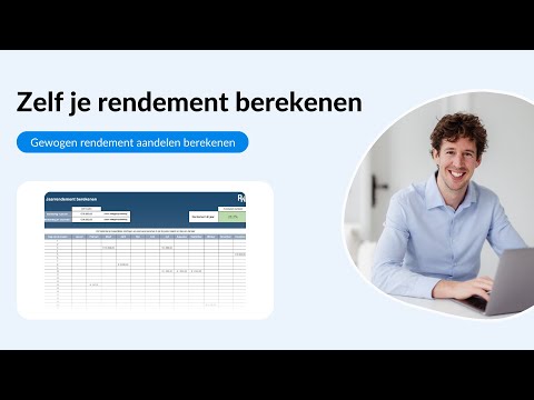 Hoe bereken je je rendement? Met gratis tool
