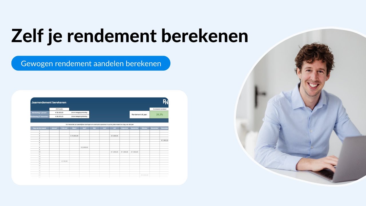 Rendement berekenen aandelen: Formules en rekenvoorbeelden voor het  berekenen van het rendement op aandelen - Aandeelbeleggen.com