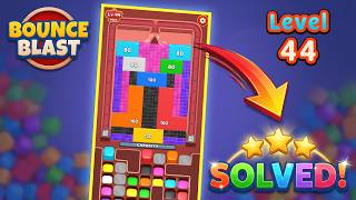 🔴 Bounce Blast Walkthrough - Hard Level 44 (Full Solution!) 🧠 screenshot 2
