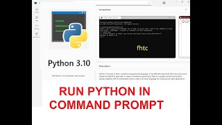 How To Run Python In Command Prompt and Install Python Package
