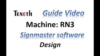 Teneth roll to roll label cutter - signmaster software guide video for pattern making