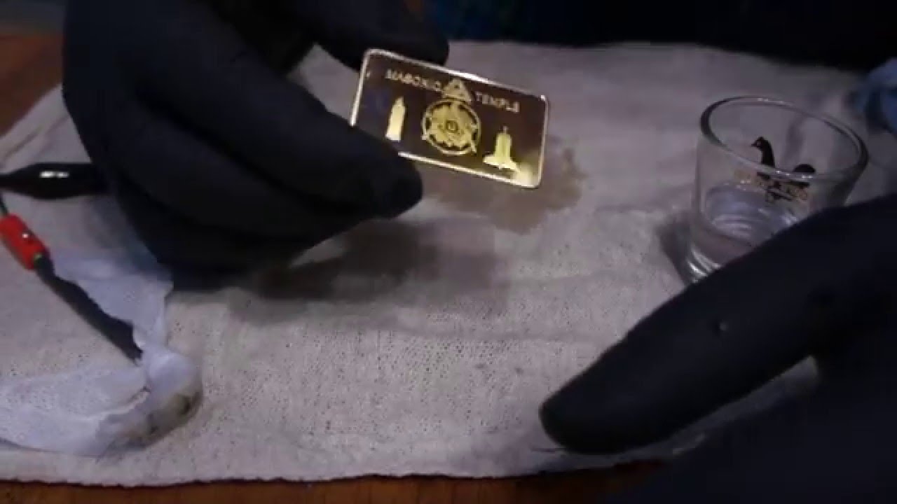 Gold Plating Some Fake Silver YouTube