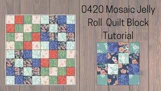 Modern Mosaic Quilt Block Printable Post - The Seasoned Homemaker®