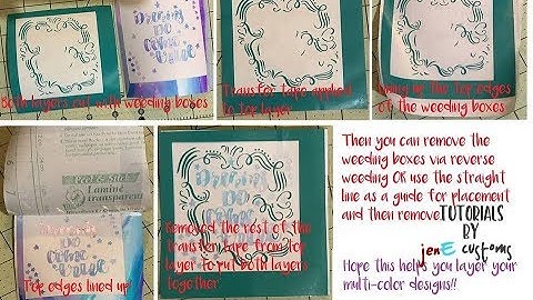 Cricut Design Space -  Uploading a layered image + Inserting a weeding box