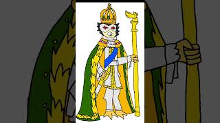 Dom Pedro II versão helluva Boss #art #artedigital #drawing #hellaverse #monarchy #brazilian