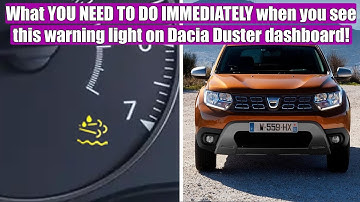 What you should do when you see AdBlue "cloud" warning light on Dacia Duster dashboard