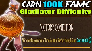 We Who Are About To Die - Slave Profession (100k Fame - Full Run) Gladiator Difficulty