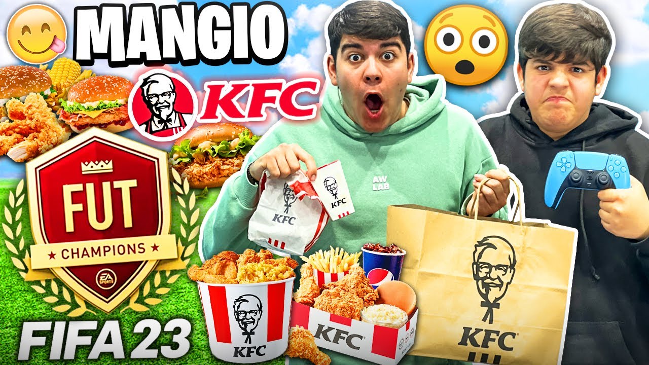 🍔🍟 MANGIO KFC per OGNI GOL SUBITO da CHRISTIAN in WEEKEND LEAGUE!! FIFA 23