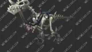 WOW Cataclysm-Skeletal raptor mount WOW Cataclysm-Skeletal raptor mount