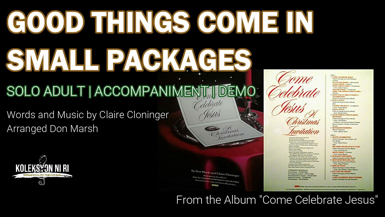 Good Things Come in Small Packages | Adult | Solo | Piano