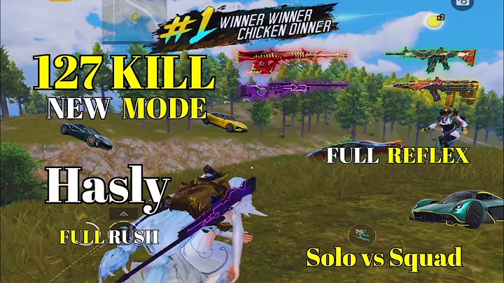 127 KILL WORLD-RECORD RUSH! NO MERCY SOLO VS SQUAD | PUBG Mobile Ultra Aggressive Gameplay