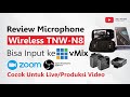 Review TNW-N8 Wireless Microphone Bisa Input ke vMix, OBS, Zoom | Cocok Untuk Live/Produksi Video