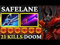 🔥 DOOM Carry Is BROKEN 21 KILLS — Safelane DOMINATION! 🔥 Dota 2 Gameplay