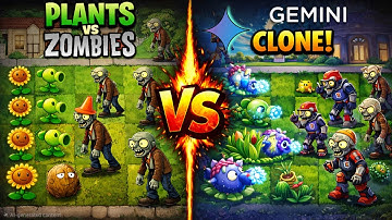 ChatGPT vs Gemini Make PvZ From Scratch