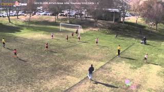 20131208 AYSO Area 10A Finals U10 Girls 1