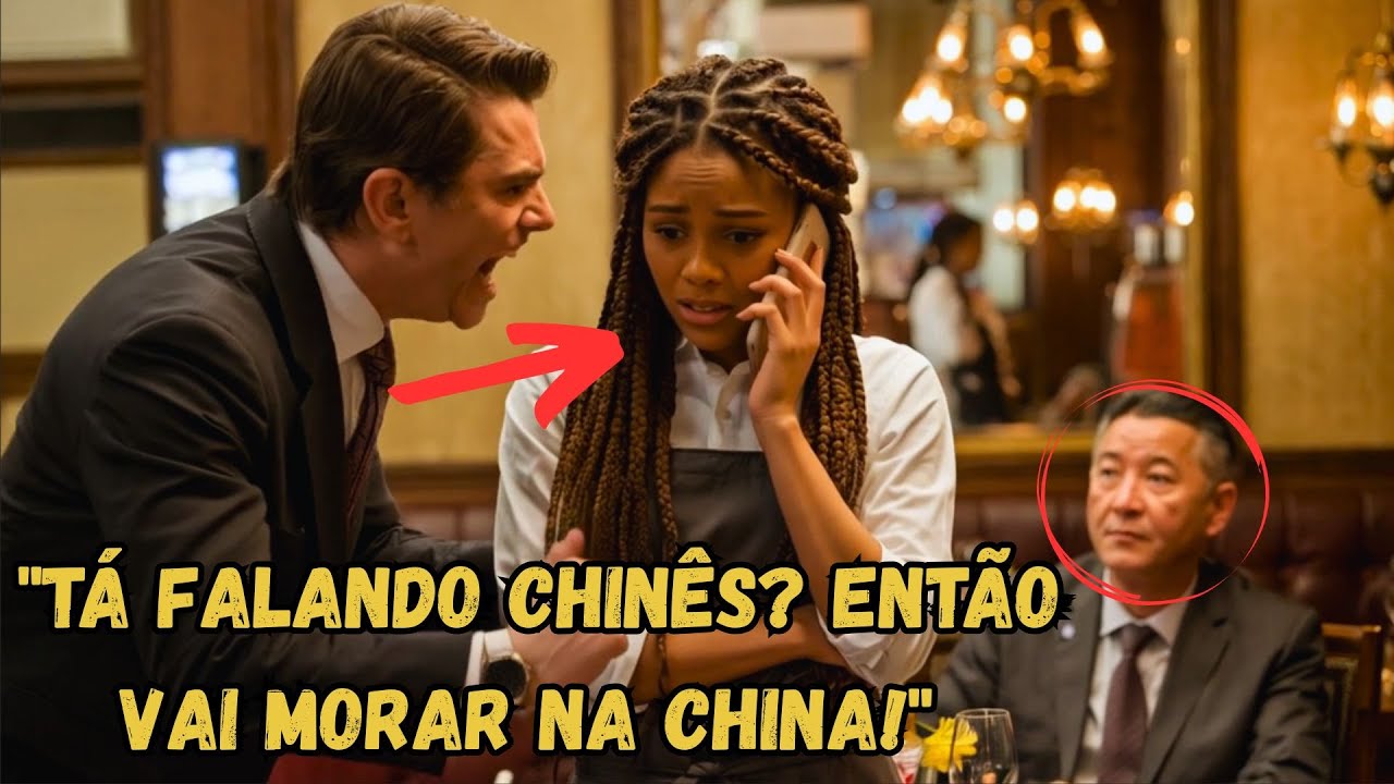 Garçonete negra atende ligação em chinês e é demitida—10 minutos depois, o MILIONÁRIO manda chamá-la