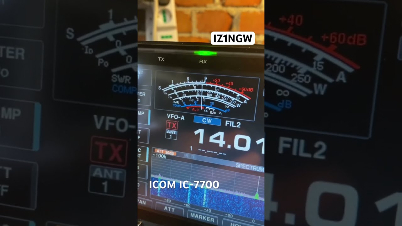 My New Icom Ic 7700 Sound Good On Cw Ic7700