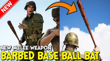 ►Battlefield V barbed baseball bat Gameplay (New melee weapon) | 🎮 BattlefieldHQ