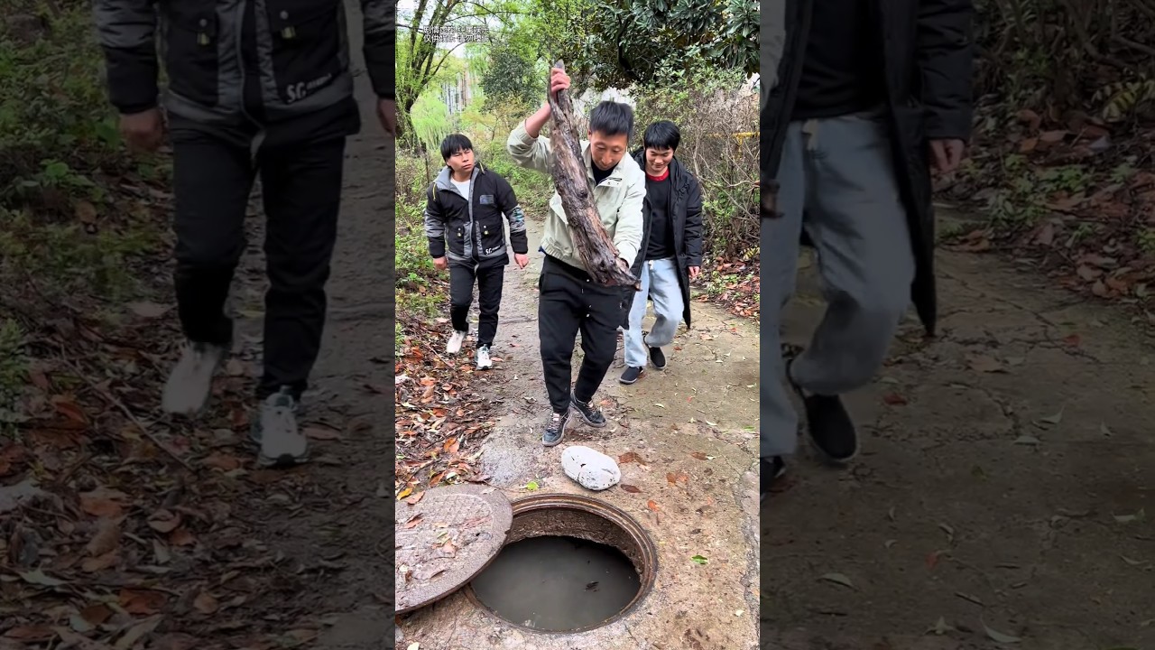 This Man’s Smart Move Saved the Drain wood stone art_hand crafts_