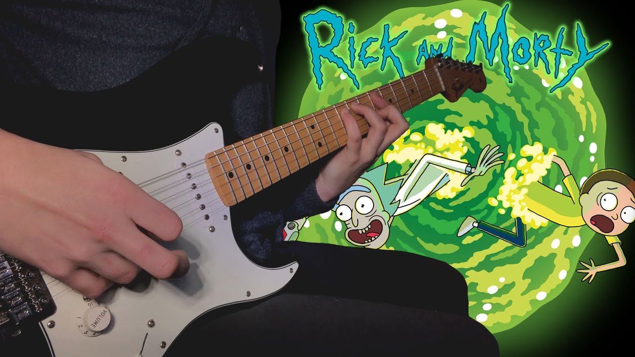 Rick And Morty Theme Song (Guitar Cover + TABS)