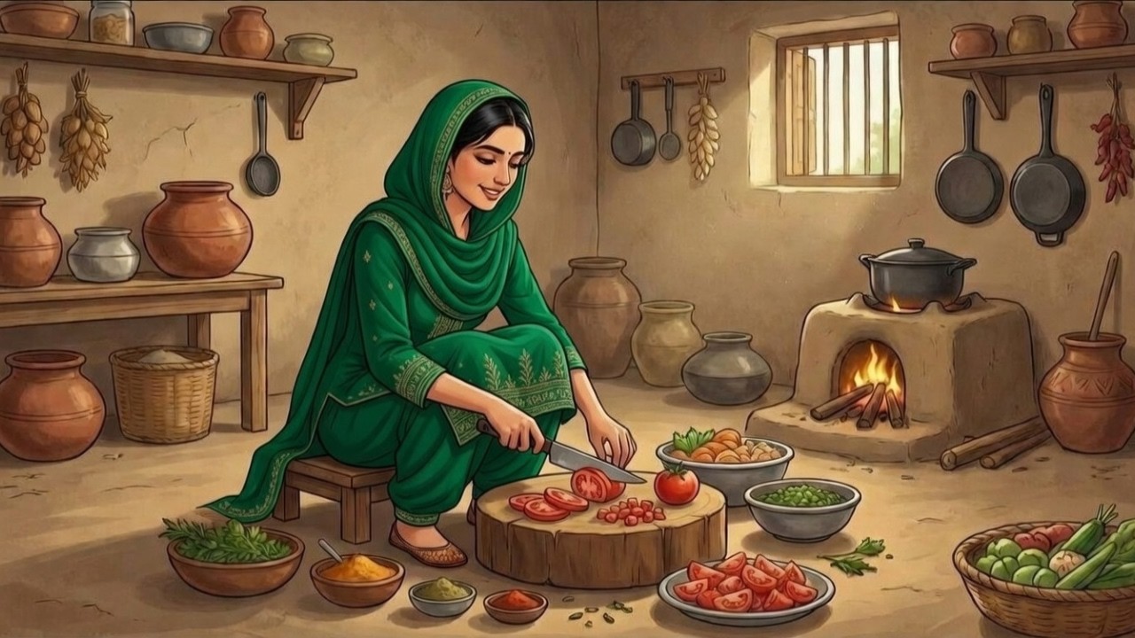 A Relaxing Ramadan Day in a Quiet Village | Silent Village Ramadan Routine | Village Life ASMR