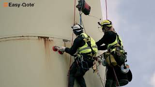 EeasyQote - Coating repair demonstration, solutions for wind turbines, offshore applications