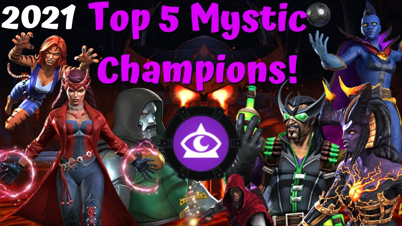 Top 5 Best Mystic Champs In MCOC! Ranked! My Opinion! Marvel Contest