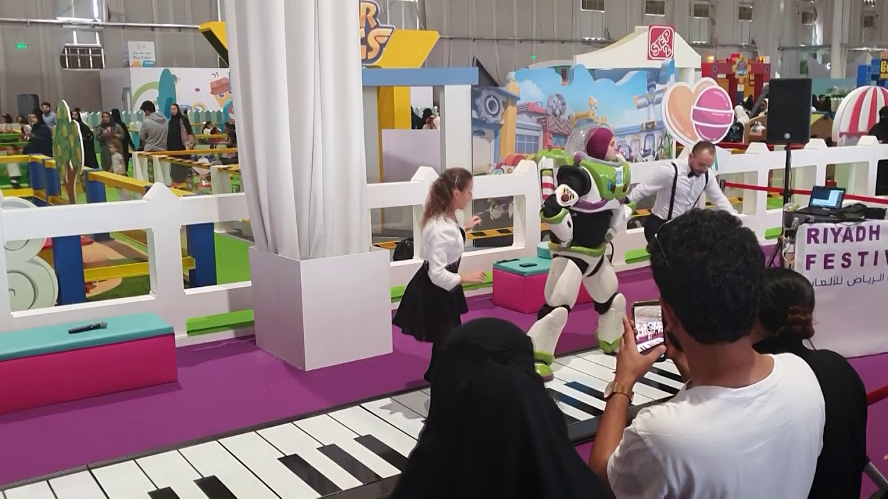 #ilGrandePiano meets Buzz Lightyear at Riyadh Toy Festival, Saudi ...