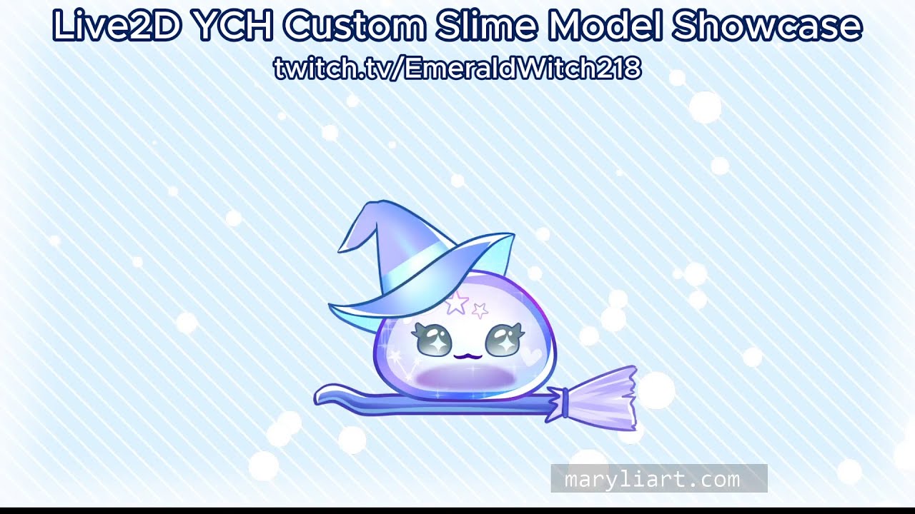 YCH Slime Mascot - Live2D model showcase - EmeraldWitch218 - YouTube