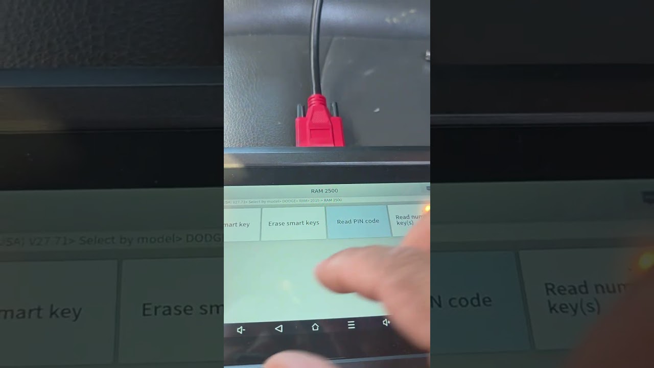 2021 Dadge Ram 2500 smart key programming using autopropad and