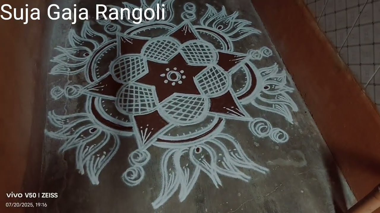 Super easy rangoli 