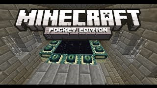 0.17.0 Minecraft Pocket Edition - How To Make An End Portal Tutorial