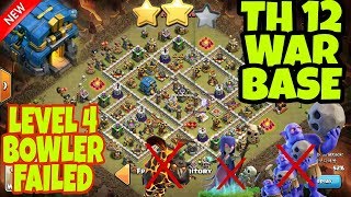 New Th12 War Base 2018 Th12 Anti Everything Th12 Base Anti 3 Star Clash Of Clans