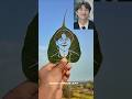 Bts RM unique leaf art 🌿😱#shorts #rm #bts #kpopidol #btsmember #btsshorts #btsrm #btsfanarts