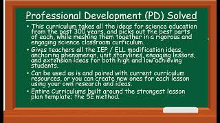 Science Teacher Survivor Curriculum (STSC) - What is It