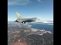 F-16 Fighter Jet Mach Speed Demonstration #military #aviation #f16