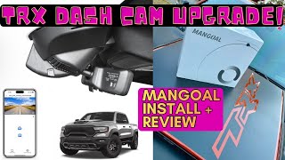 Mangoal Dash Cam Review & Install on 2024 Ram TRX – Unboxing + Real Footage