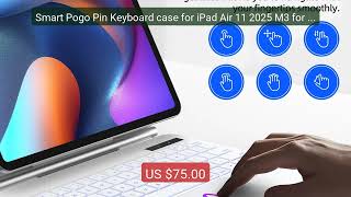 Smart Pogo Pin Keyboard case for iPad Air 11 2025 M3 for iPad ... — Best Buy 2026 | Great Quality!