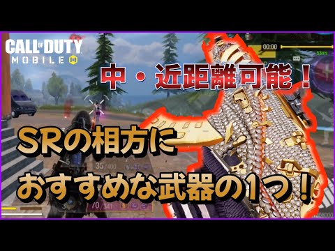【COD モバイル BR】SRのお供に相応しい！おすすめ武器の1つを紹介します！！【武器カスタム紹介】