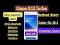 Oppo K13 Turbo New Update June Rollout Start | Colour Os 16.1 June Latest News | 639 MB New Update