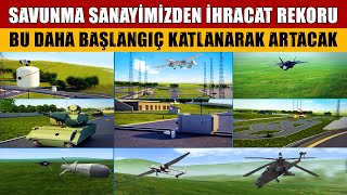 SAVUNMA SANAYİNDE İHRACAT REKORU KIRILDI.