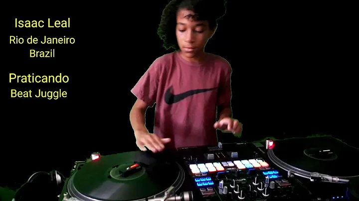 ISAAC LEAL praticando beat juggle