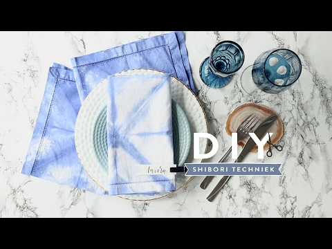 Video: Hoe Stoffen Te Verven Met De Shibori-techniek